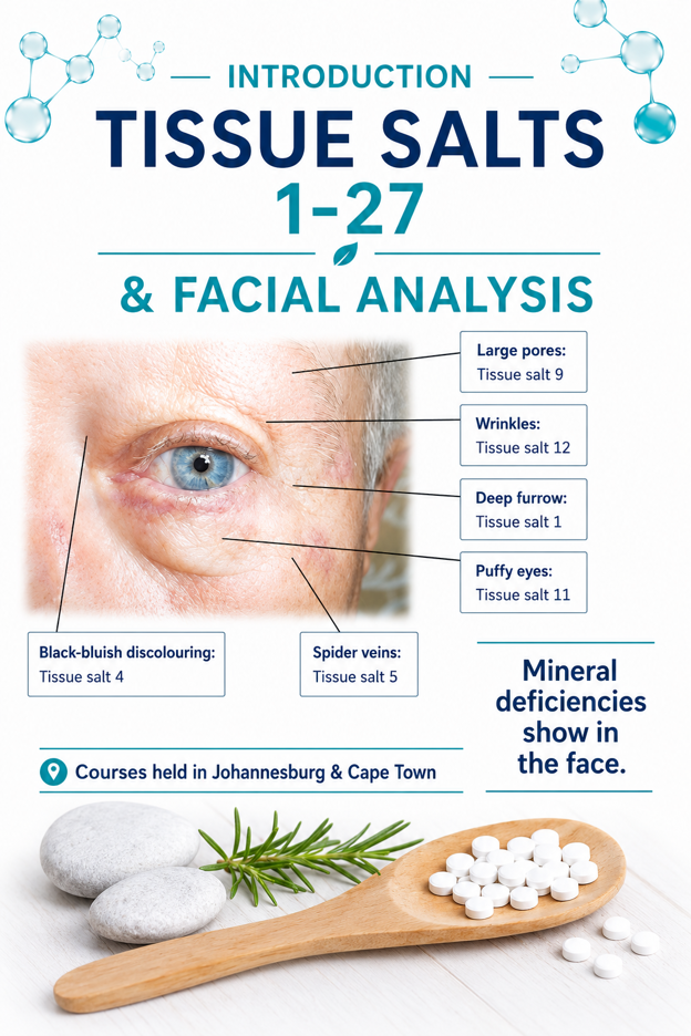 Introduction to Tissue Salts and Facial Analysis 1–27: Training in Cape Town and Johannesburg